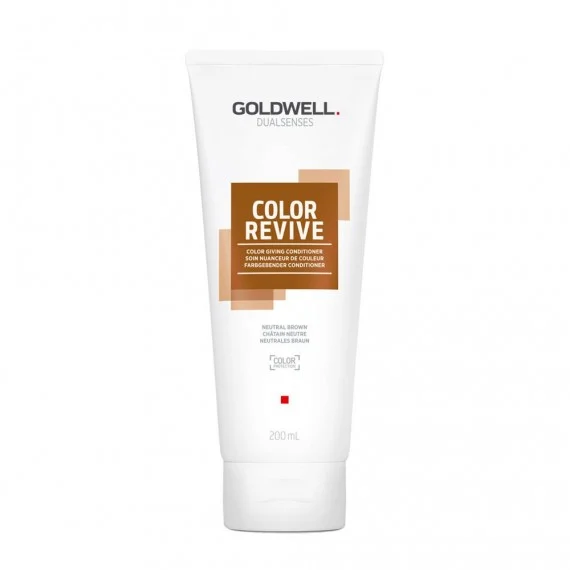 Goldwell Dualsenses Color Revive Cool Neutro Brown Conditioner 200ml - balsamo tonalizzante capelli castano neutro