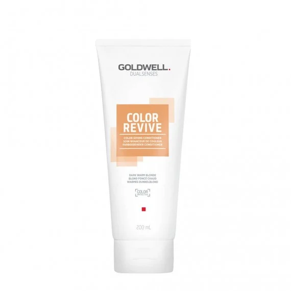 Goldwell Dualsenses Color Revive Dark Warm Blonde Conditioner 200ml - balsamo tonalizzante capelli biondo caldo