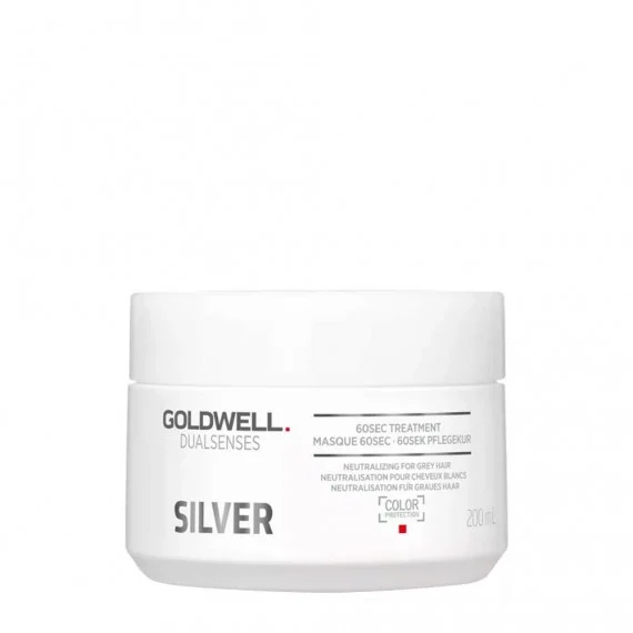 Goldwell Dualsenses Silver 60s Treatment 200ml - maschera antigiallo capelli bianchi grigi