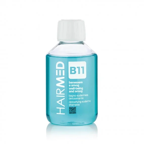 HAIRMED B11 Benessere e Smog Bagno Eudermico Detossinante 200ml - shampoo detossinante capelli