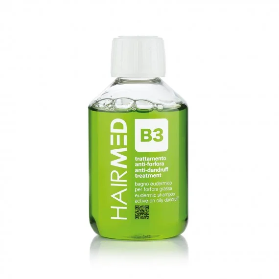 HAIRMED B3 Bagno Eudermico per Forfora Grassa 200ml - shampoo antiforfora cute grassa