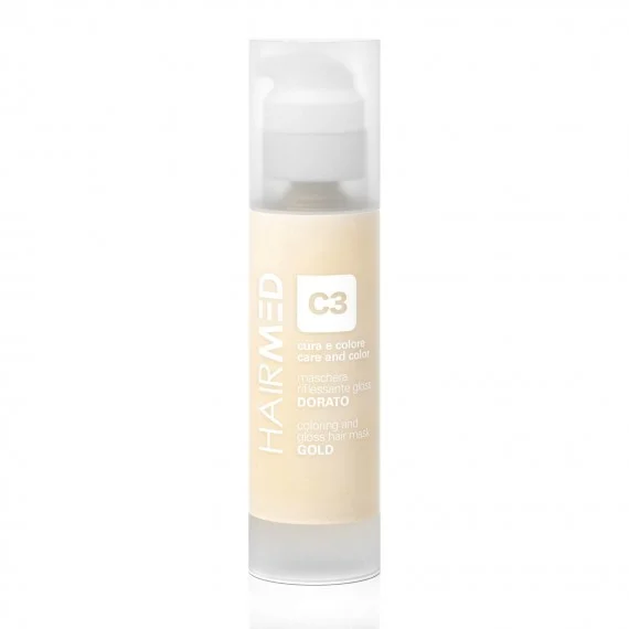 HAIRMED C3 DORATO Maschera Riflessante Gloss 150ml - maschera riflessante capelli biondi castano chiaro rosso rame