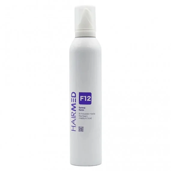 HAIRMED F12 Mousse Capelli Tenuta Media 300ml - mousse modellante cremosa tenuta media capelli ricci mossi