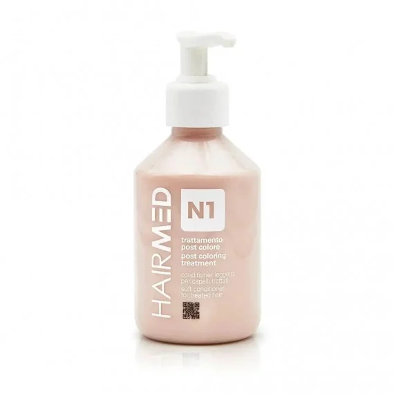 HAIRMED N1 Trattamento Post Colore 200ml - condizionante leggero capelli colorati trattati
