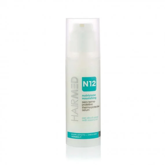 HAIRMED N12 Nourishing Thermo Protective Serum 150ml - emulsione termoprotettrice tutti capelli