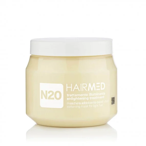 HAIRMED N20 Maschera Addolcente Capelli Chiari 250ml - maschera illuminante capelli chiari