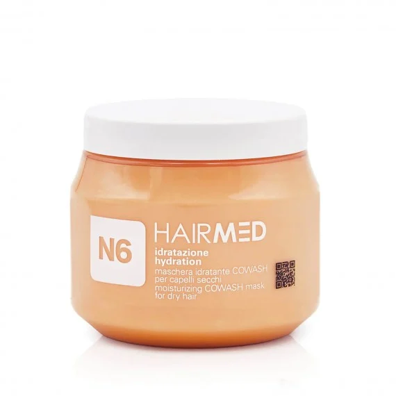 HAIRMED N6 Idratazione Maschera Idratante Cowash 250ml - maschera idratante capelli secchi e aridi