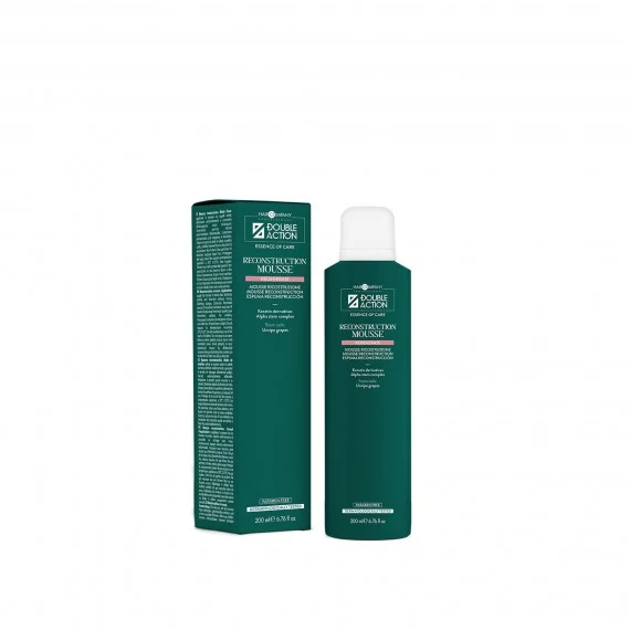 Hair Company Double Action Regenerate Reconstruction Mousse 200ml - schiuma ricostruttice capelli danneggiati