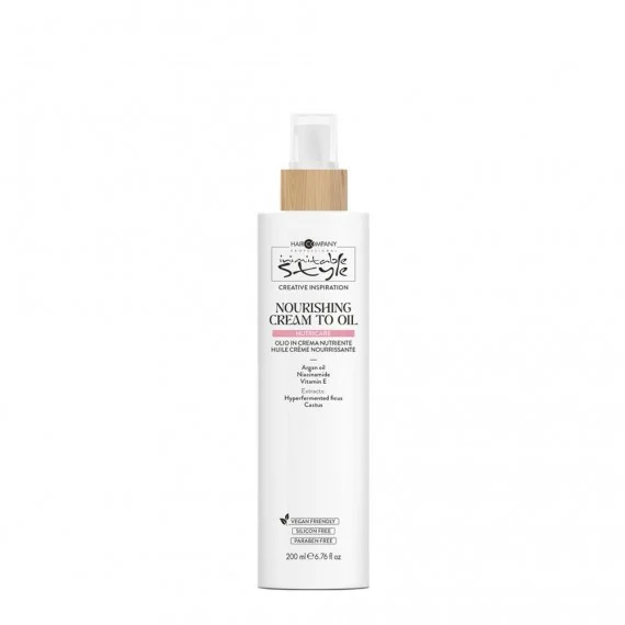 Hair Company Inimitable Style Nutricare Nourishing Cream To Oil 200ml - olio in crema nutriente capelli secchi