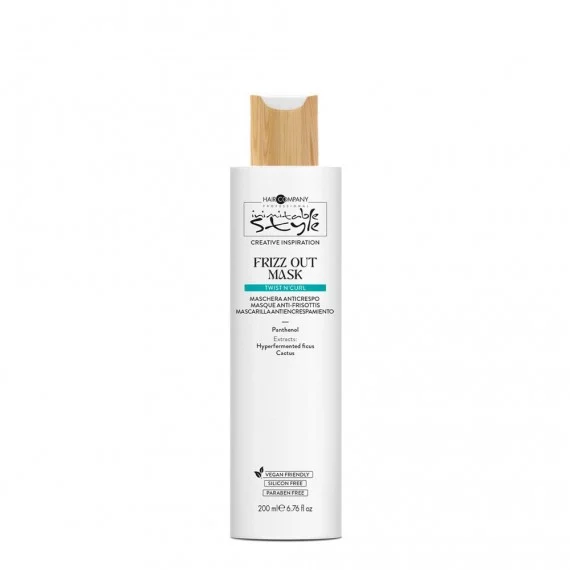 Hair Company Inimitable Style Twist N'Curl Frizz Out Mask 200ml - maschera elasticazzante anticrespo capelli ricci