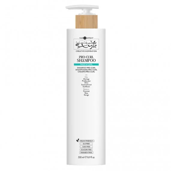 Hair Company Inimitable Style Twist N'Curl Pro-Curl Shampoo 500ml NEW - shampoo ristrutturante capelli ricci mossi