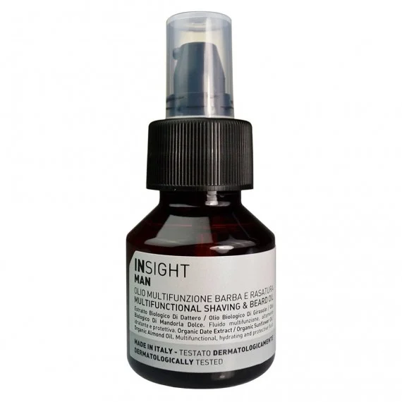 Insight Man Olio Multifonctional Shaving & Beard Oil 50ml - olio emolliente barba e rasatura