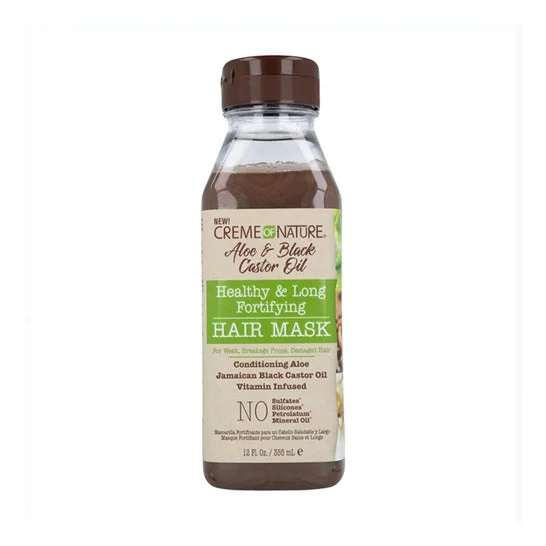 Creme Of Nature Aloe Ricino Nero Maschera Fortificante 355ml