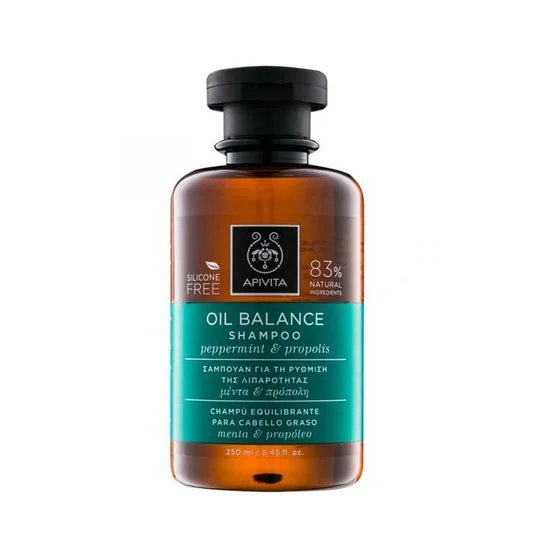 Shampoo apivita per capelli grassi 250ml