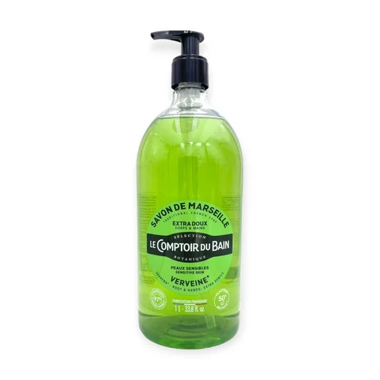 IL CONTATORE DA BAGNO Sapone tradizionale VERVEINE Bottiglia da 1 litro