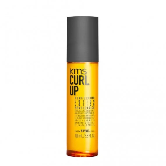 KMS Curl Up Perfecting Lotion 100ml NEW - lozione modellante capelli crespi ricci ondulati