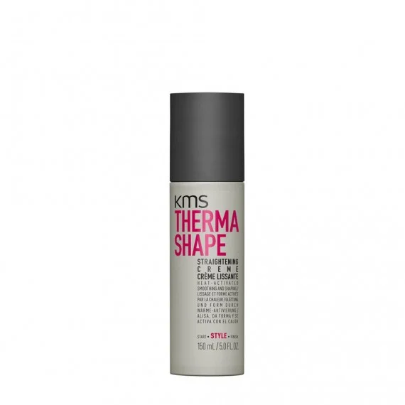 KMS Thermashape Hair Straightening Creme 150ml - crema stirante capelli medio-grossi crespi