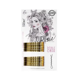 Eurostil Doppia Onda Clip Bronzo 50mm 24 Unità