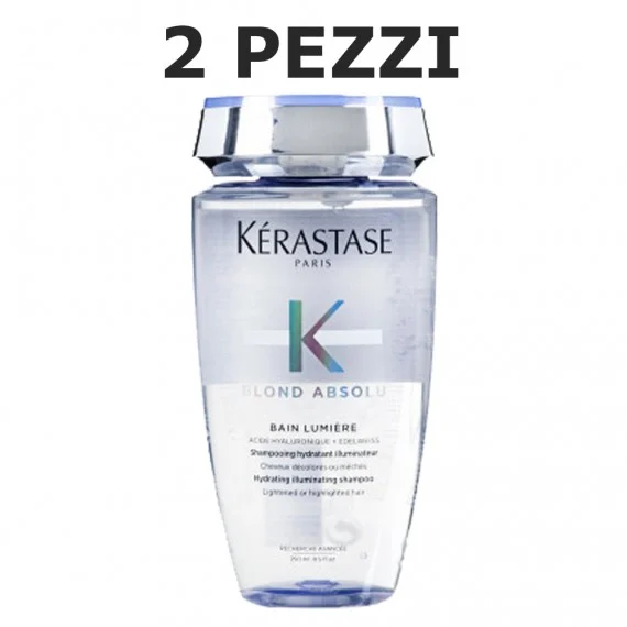 Kerastase Blond Absolu Bain Lumiere 250ml 2 PEZZI - shampoo illuminante capelli biondi