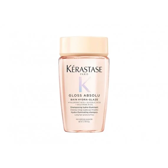 Kerastase Gloss Absolu Bain Hydra-Glaze 80ml TRAVEL- shampoo idratante illuminante capelli crespi lunghi