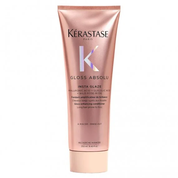 Kerastase Gloss Absolu Insta Glaze Fondant 250ml NOVITÀ 2025 - balsamo illuminante capelli lunghi crespi spenti