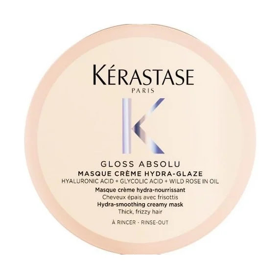 Kerastase Gloss Absolu Masque Creme Hydra Glaze 75ml TRAVEL - maschera illuminante capelli crespi spessi