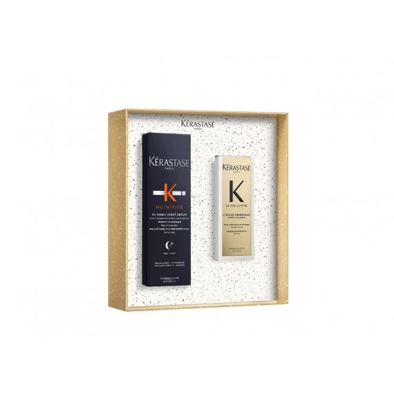Kerastase Iconics Elixir Ultime Set NATALE 2025 - kit regalo idratante illuminante giorno/notte tutti capelli