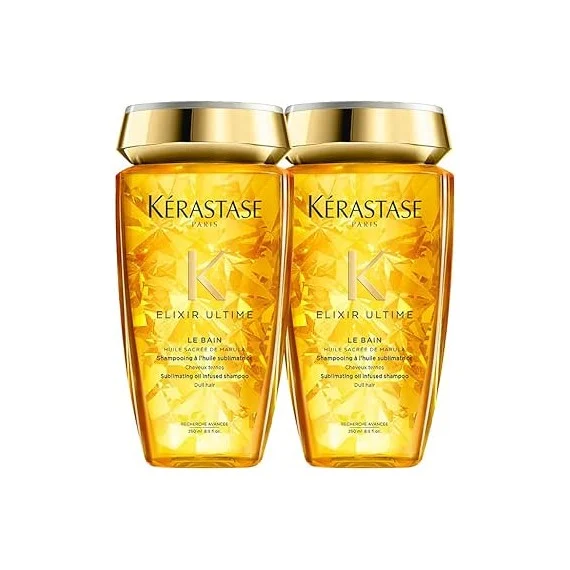Kerastase NEW Bain Elixir ultime Sublime cleansing oil shampoo 250ml kit 2 pezzi