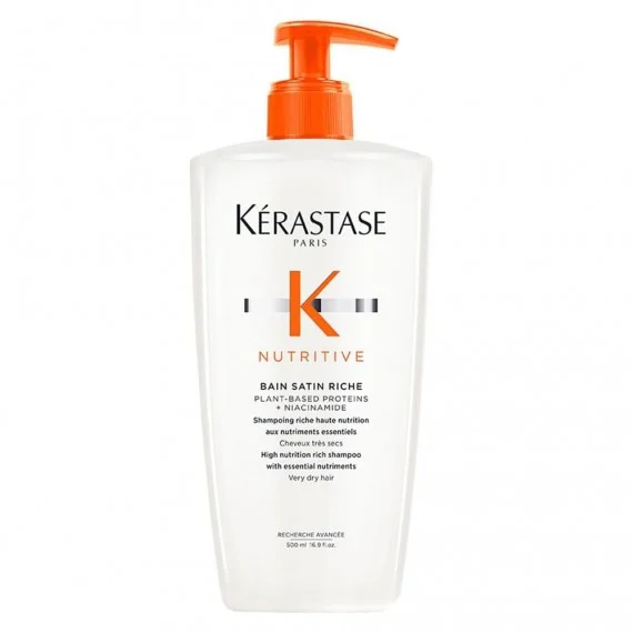 Kerastase Nutritive Bain Satin Riche 500ml - shampoo nutriente capelli molto secchi