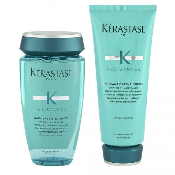 Kerastase Resistance Bain Extentioniste+Fondant 250+200ml shampoo + maschera rinforzante capelli lunghi