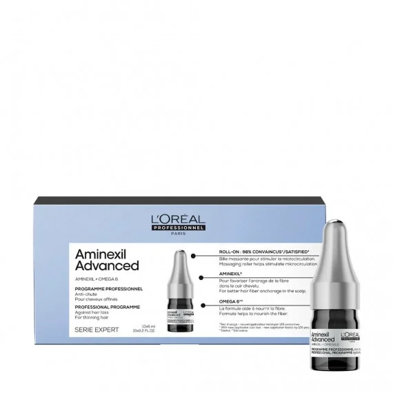 L'Oréal Professionnel Serie Expert Scalp Aminexil Advanced 10x6ml NEW - trattamento anticaduta capelli diradati