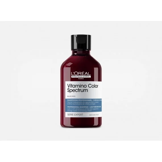 L'Oréal Professionnel Serie Expert Vitamino Color Spectrum Blue Shampoo 300ml - shampoo anti-arancio capelli castani