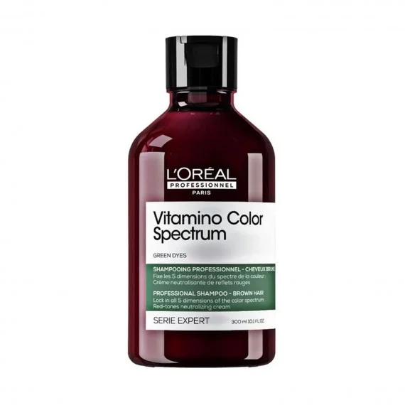L'Oréal Professionnel Serie Expert Vitamino Color Spectrum Green Shampoo 300ml - shampoo anti-arancio capelli scuri