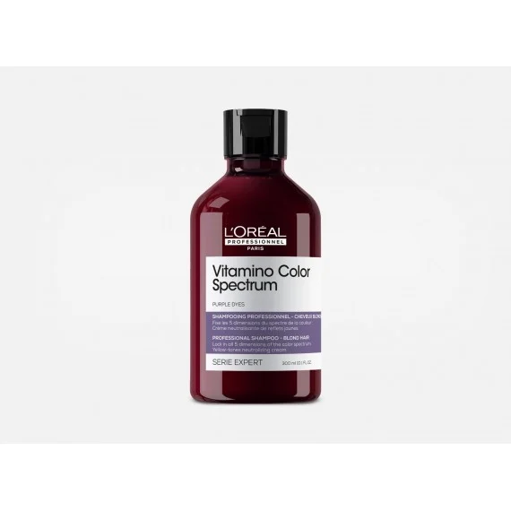 L'Oréal Professionnel Serie Expert Vitamino Color Spectrum Purple Shampoo 300ml - shampoo antigiallo biondi decolorati
