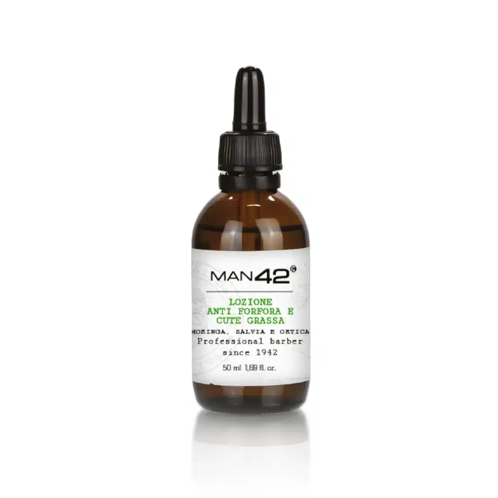 LOZIONE ANTI GRASSO FORFORA 50 ML – MAN42