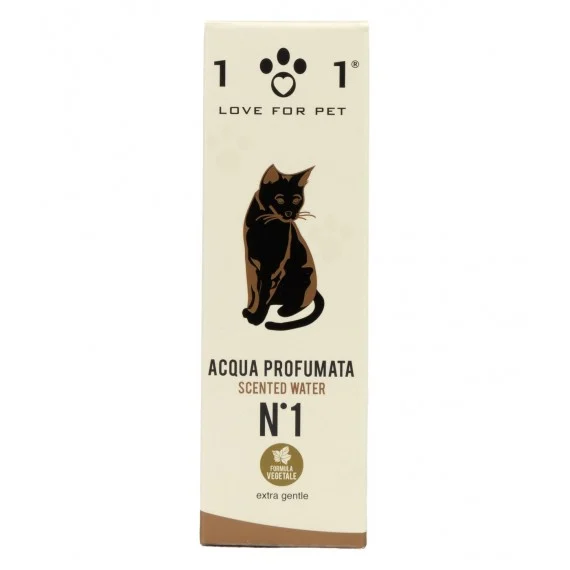 Linea 101 Love for Pet Acqua Profumata N.1 Gatti 100ml - profumo spray senza gaz delicato gatto