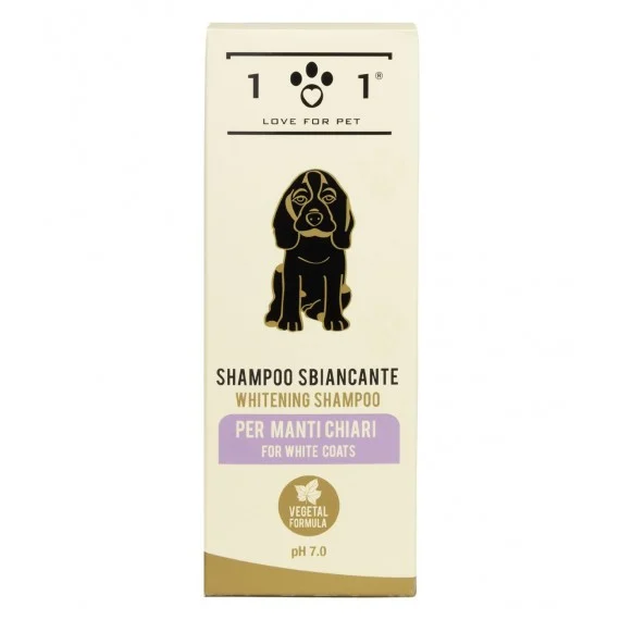 Linea 101 Love for Pet Shampoo Sbiancante Cane Manti Chiari 250ml - shampoo cani pelo chiaro bianco