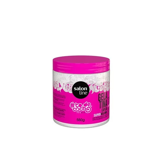 Salon Line To De Cacho Gelatina Super Volumen 550g