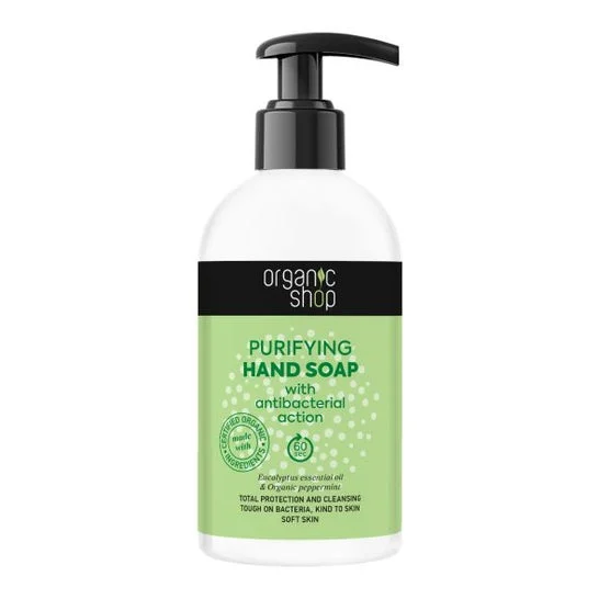 Sapone per le mani del negozio biologico con azione igienizzante 500ml