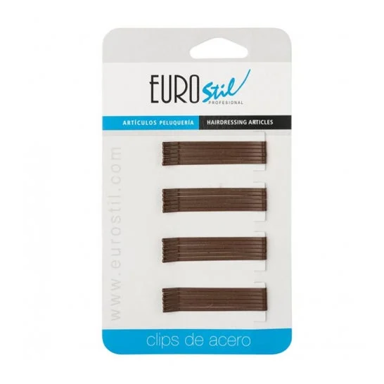 Eurostil Kit Clips Marrón Mate 50mm 04484/69 24uds