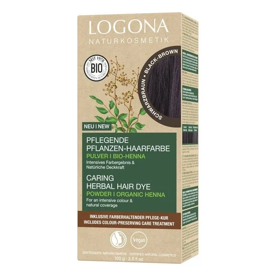 Logona Colorante Vegetale 101 Brun Noir 100g