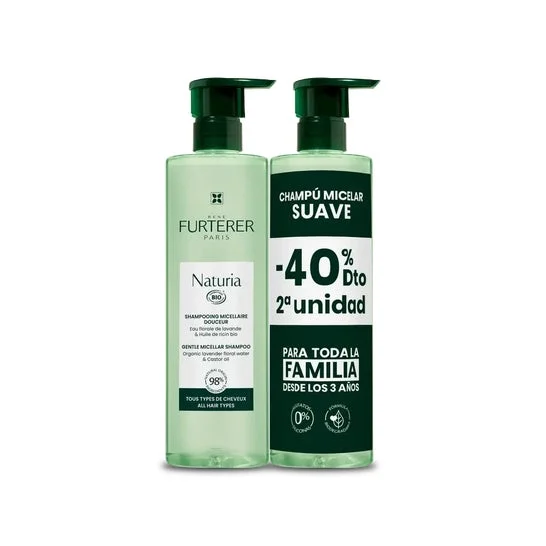 René Furterer Naturia Champú Micelar Suave 2x400ml