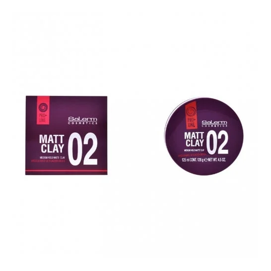Salerm Matt Clay Medium Hold Matte Clay 125ml