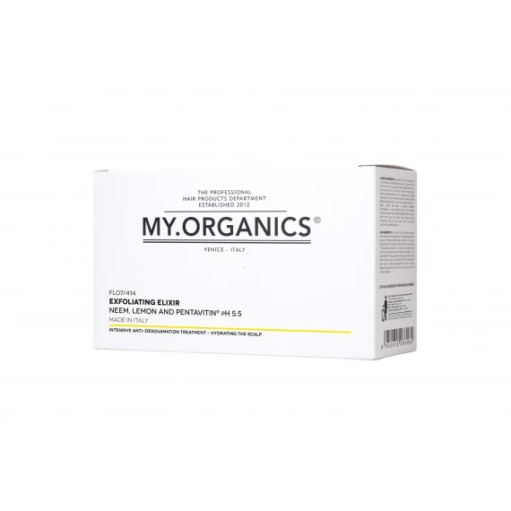MY.ORGANICS Exfoliating Elixir 12x6ml - trattamento in fiale esfoliante cuoio capelluto