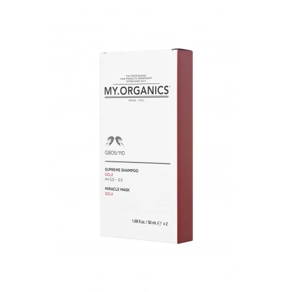 MY.ORGANICS GOJI Resurrection Gift Box 50+50ml - kit ricostruttivo capelli danneggiati, colorati o naturali