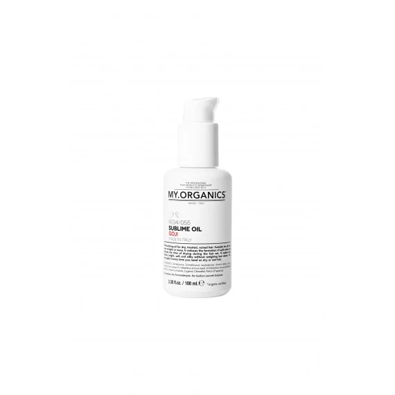 MY.ORGANICS GOJI Sublime Oil 100ml - olio ristrutturante nutriente illuminante capelli secchi danneggiati