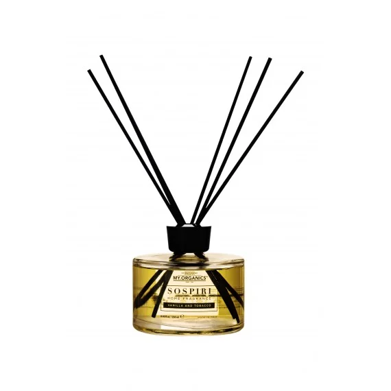 MY.ORGANICS Home Fragrance Sospiri Vanilla and Tobacco 250ml - profumo ambiente con bastoncini