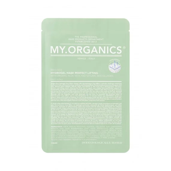 MY.ORGANICS Hydrogel Mask Perfet Lifting 1pz - maschera modonodose anti-age tutti tipi di pelle