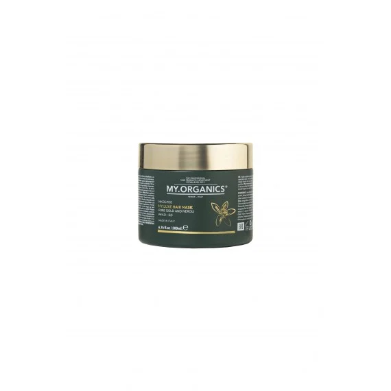 MY.ORGANICS My Luxe Hair Mask Pure Gold & Neroli 200ml - maschera ristrutturante capelli secchi danneggiati