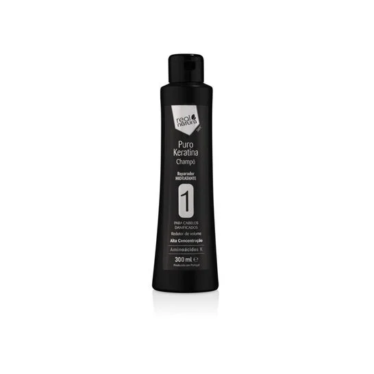 Real Natura Puro Keratina Champú Hidratante Reparador 1 300ml